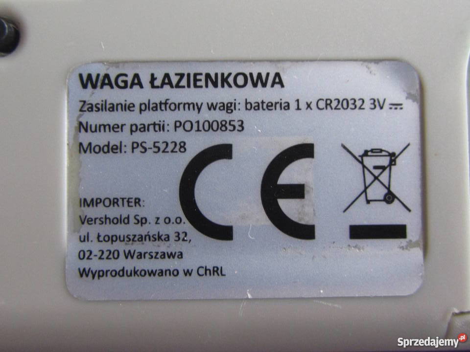 Waga łazienkowa elektroniczna 5228 Olecko