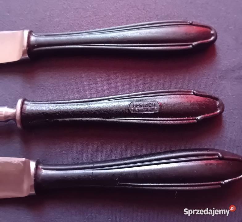 Komplet 6 widelców i 6 noży stołowych Gerlach z Antyki Koźminek