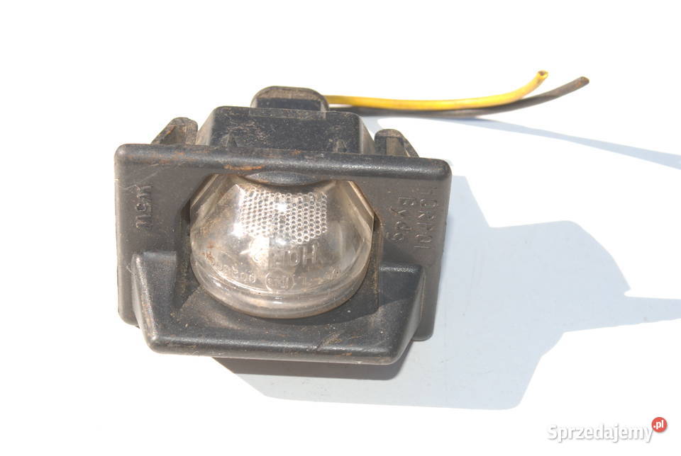Lampa lampka tablicy rejestracyjnej Fiat 126p Oświetlenie śląskie