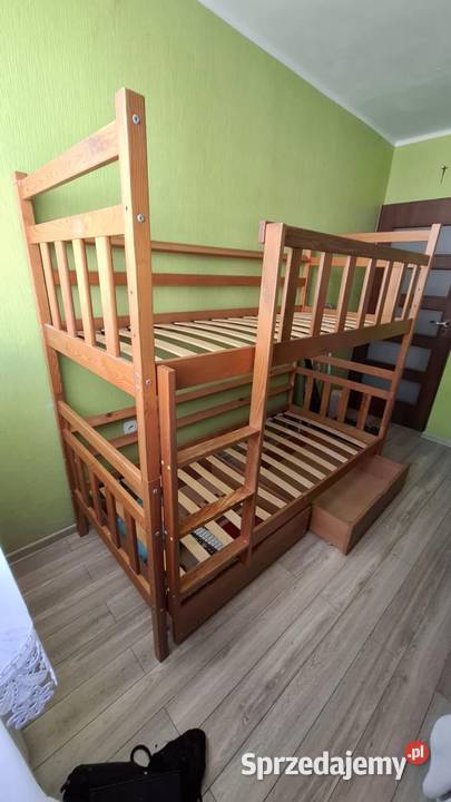 Łóżko piętrowe dziecięce plus materac Cieszyn