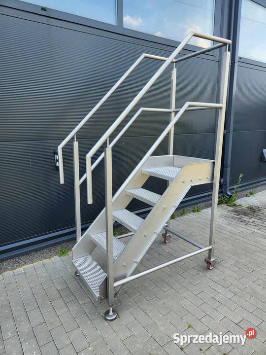 Schody platforma podest ze stali nierdzewnej na Magazynowanie Będzin