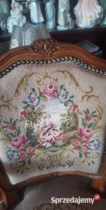 fotel haft styl Ludwik pomorskie