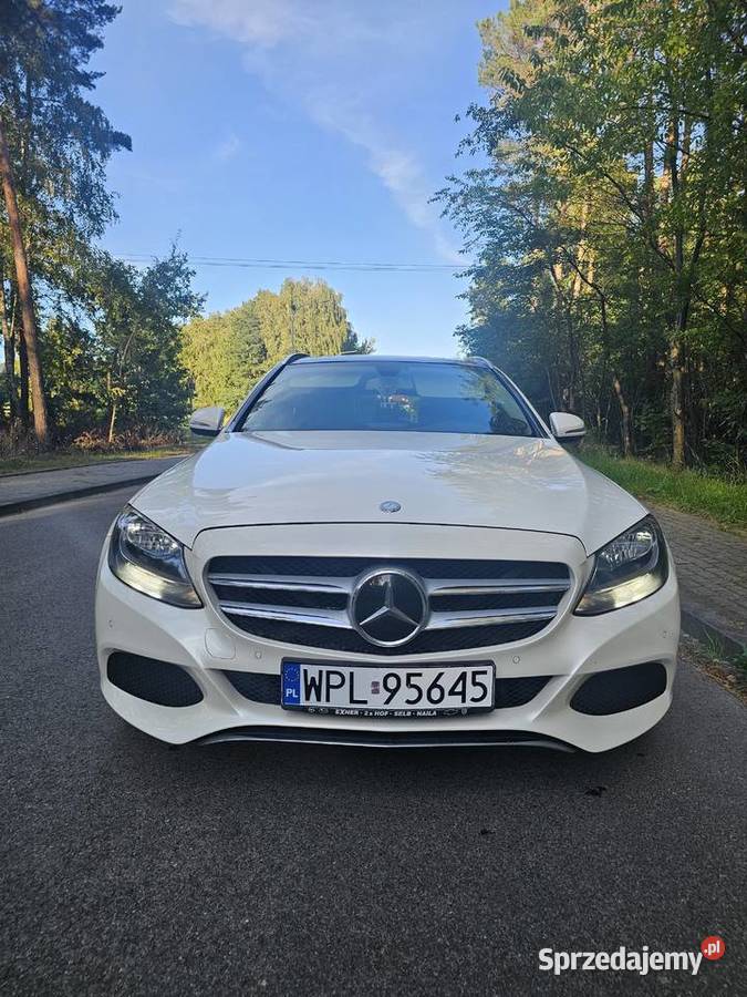 Mercedes C klasa Biała Perła garażowany Płock