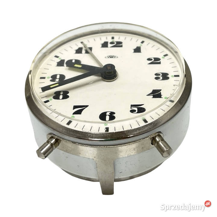 Sprawny mały mechaniczny budzik PRIM Vintage Warszawa