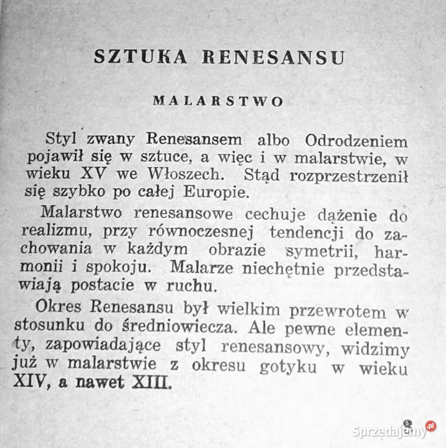 Sztuka renesansu Malarstwo Elżbieta Żyłko Chełm