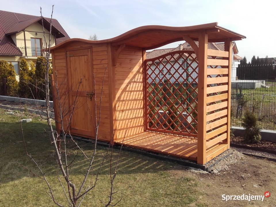 Drewutnia fala 19 x 11m domek narzędziowy fala 2 Kalety