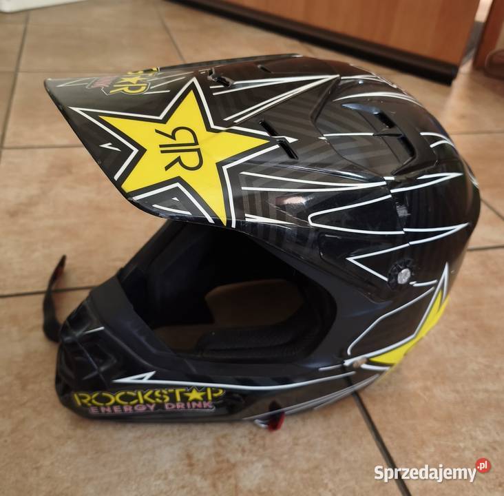 FOX V1 Pilot Rockstar Black M 5758 Kask Cross Nowiny