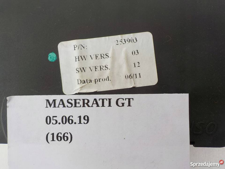 MODUŁ WYCIERACZEK SZYBY PRZÓD MASERATI Nowy Tomyśl sprzedam
