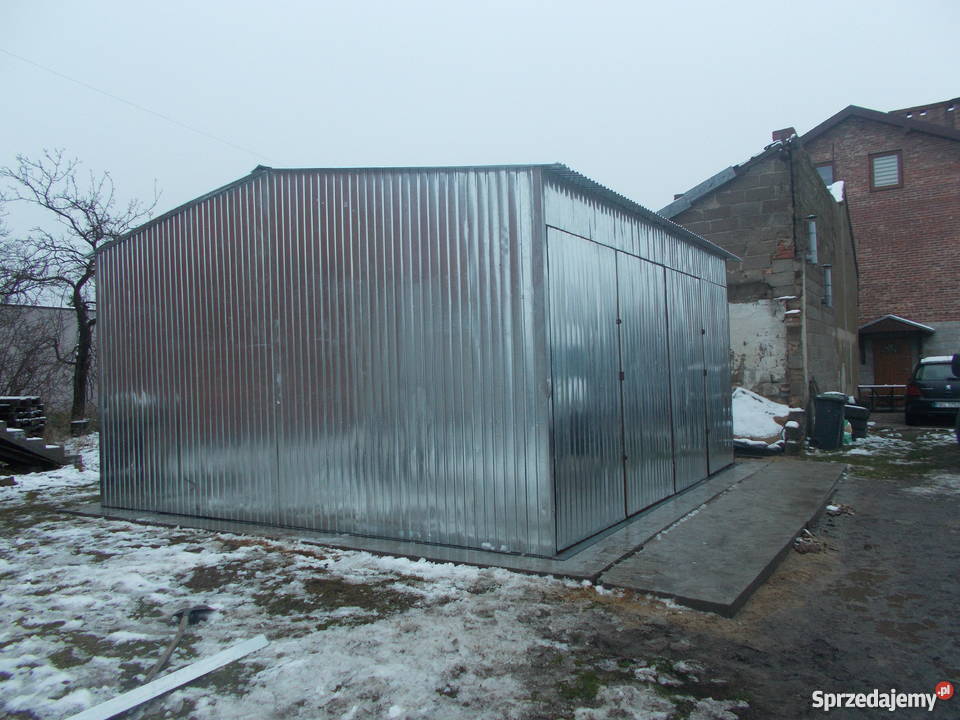 Wiata 7x63m Garaże Blaszane Hale Blaszaki Kraj pomorskie