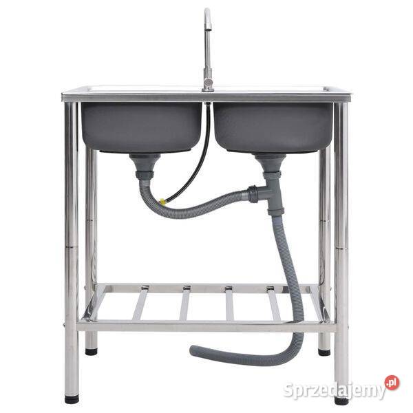 vidaXL Zlewozmywak kempingowy Zlewozmywaki
