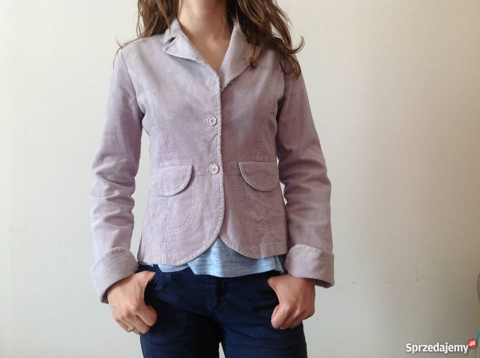 Żakiet sztruksowy wrzosowy Częstochowa