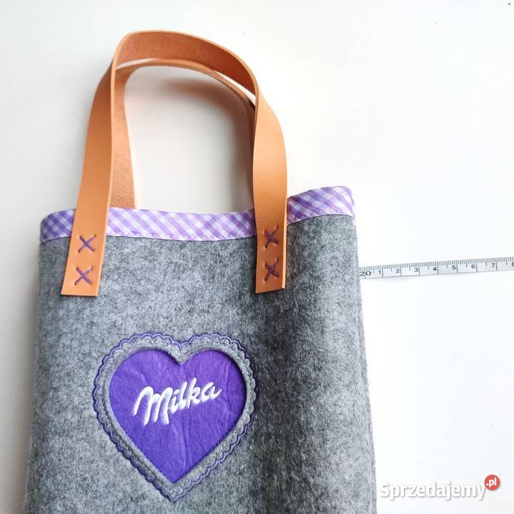 Torebka dziecięca z filcu Milka