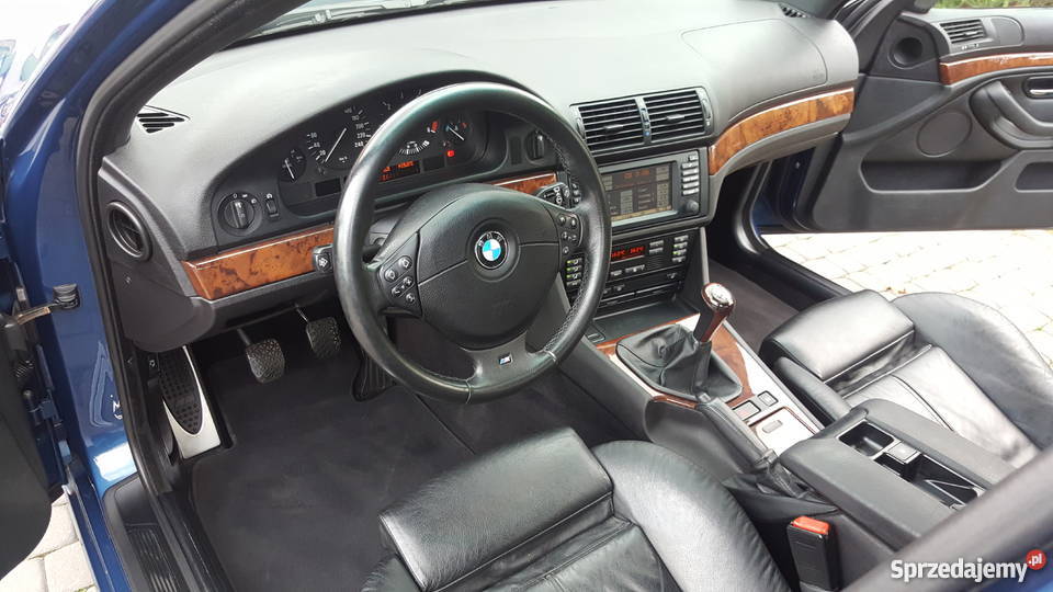 BMW e39 530d Lift M Pakiet Manual Topasblau DSP manualna Augustów
