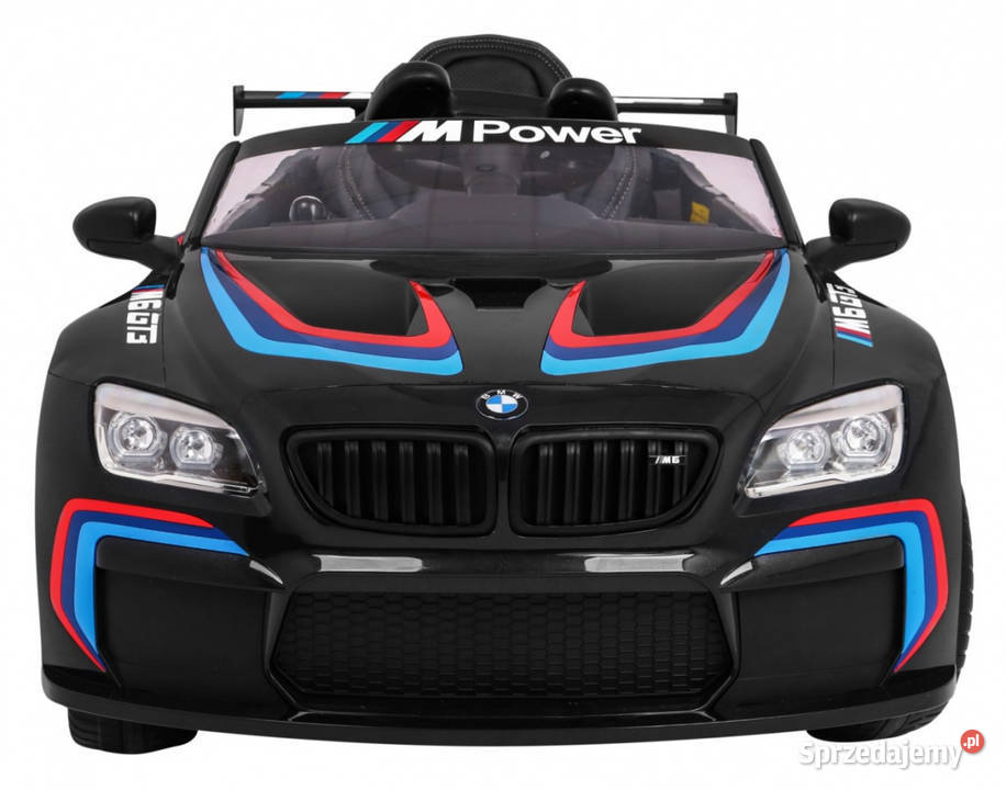 Auto na akumulator BMW M6 GT3 12V EVA czarne Pojazdy elektryczne i spalinowe Warszawa sprzedam