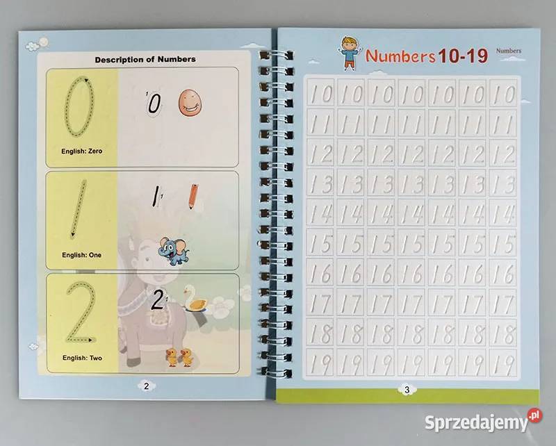 Zeszyt ćwiczeń do kaligrafii Numerki Płock
