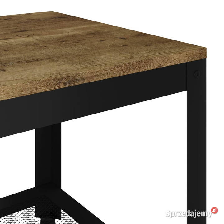 Stolik kawowy ciemnobrązowoczarny 90x45x45 MDF i Dom i Ogród Warszawa sprzedam