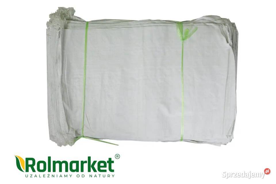 Worki polipropylenowe BIAŁY worek 15 40x60 100 Cieśle