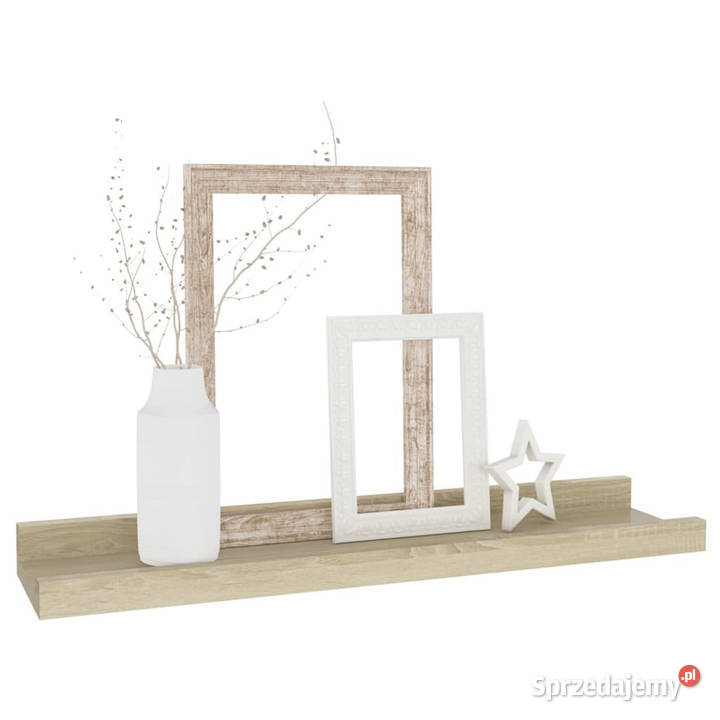 Półki ścienne 4 dąb sonoma 40x9x3 WM326684 Warszawa sprzedam