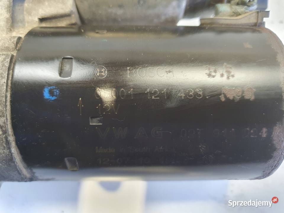 VW Polo V 14 16V ROZRUSZNIK bosch 0001121433 lubelskie Janów sprzedam