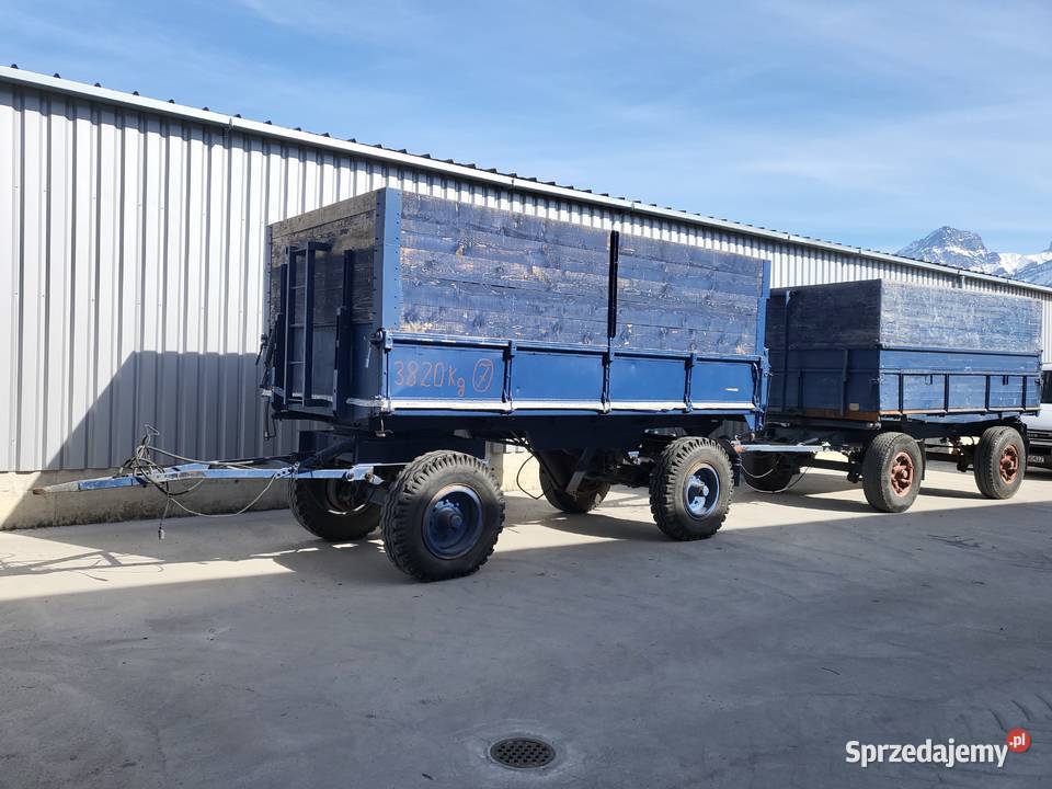 Przyczepa wywrotka na 3 strony solidna Góra Kalwaria