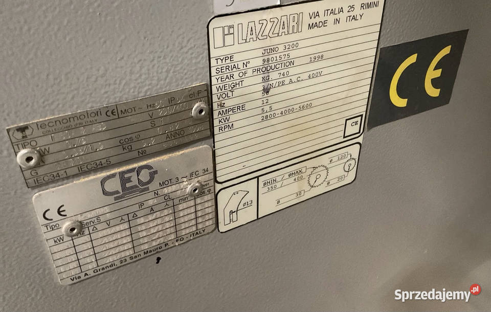 Piła formatowa LAZZARI Juno 3200 małopolskie Wadowice