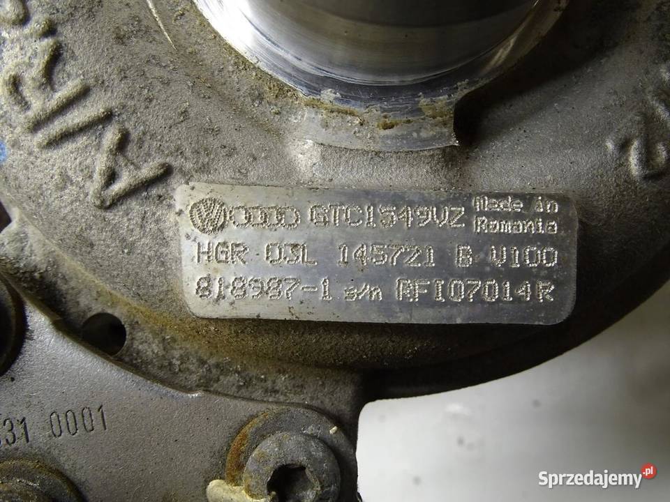 TURBOSPRĘŻARKA TURBO POWIETRZA AUDI A4 B8 A5 8T małopolskie sprzedam
