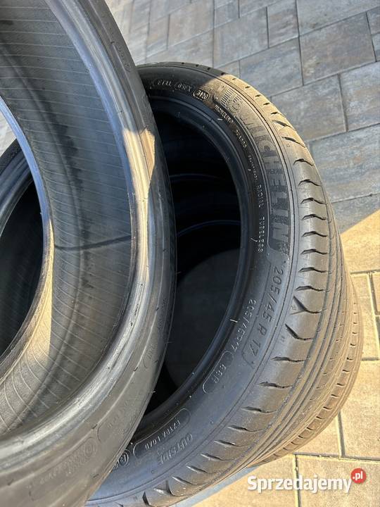 Sprzedam Opony letnie Michelin 20545 R17 Samochodowe Nowy Duninów sprzedam
