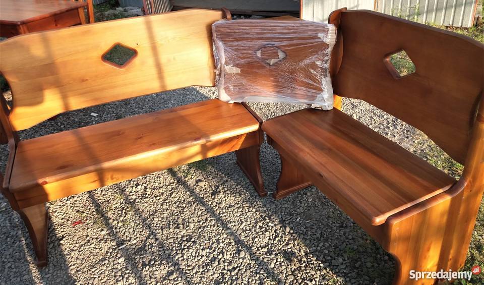 Narożnik kuchenny stół drewno sosnowe Krosno