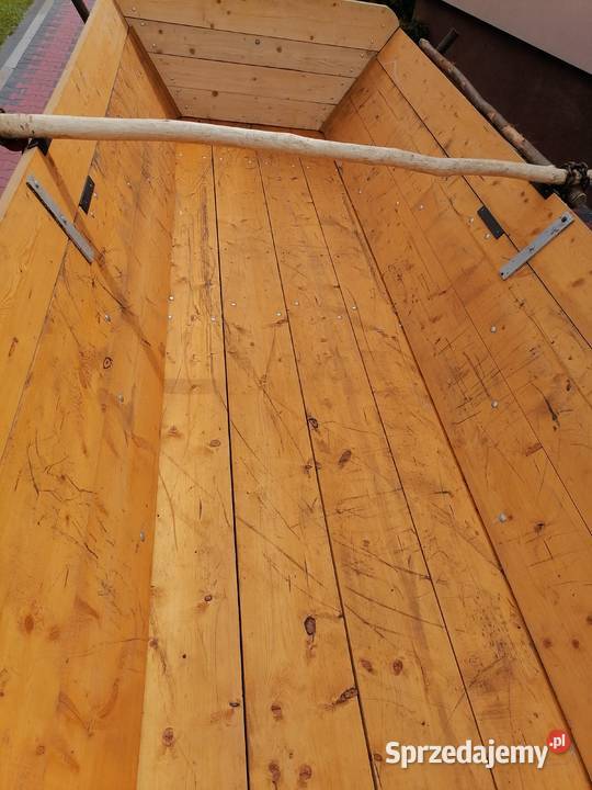 Wóz ciągnikiem fura Masłów Drugi