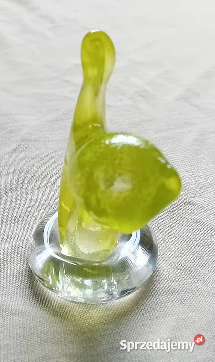 Szklana figurka Kotek w stylu Murano Koźminek sprzedam