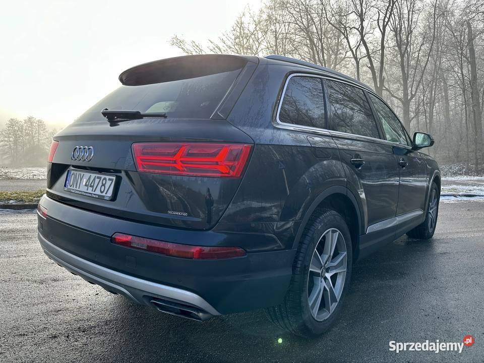 Audi Q7 felgi SQ7 20 jasne skóry radar 2x opony isofix Wrocław