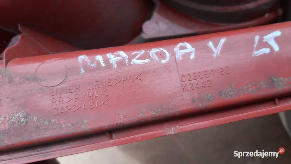 lampa tylna prawa lewa MAZDA 5 oryginał 0508r Dębno
