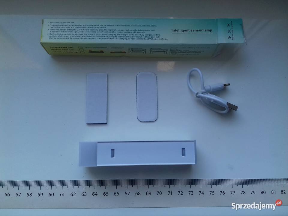 Lampka LED na czujnik ruchu i jasności 10 biały kujawsko-pomorskie Bydgoszcz sprzedam