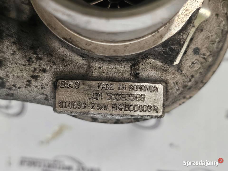 OPEL ASTRA 16 CDTI LVM B16DTL turbosprężarka osobowe