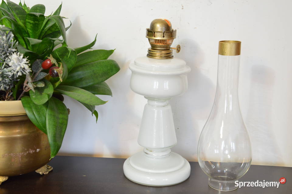 szklana lampa naftowa opalowa sprawna Jastrzębie-Zdrój
