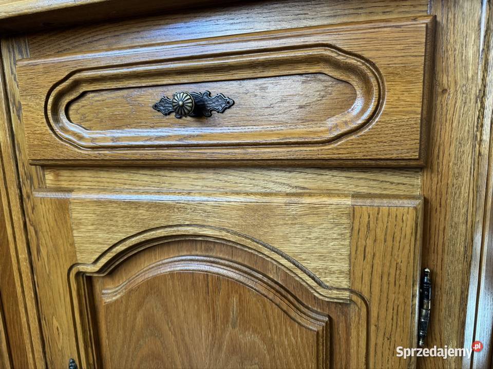 Kredenswitryna dębowa kuchenna sprzedam
