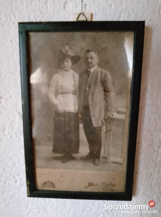 Stare zdjęcia w retro ramkach 30 Gniewoszyce sprzedam