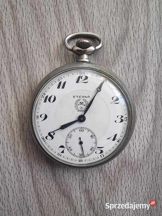 Szwajcarski Zegarek Kieszonkowy ETERNA Górniczy Sosnowiec sprzedam