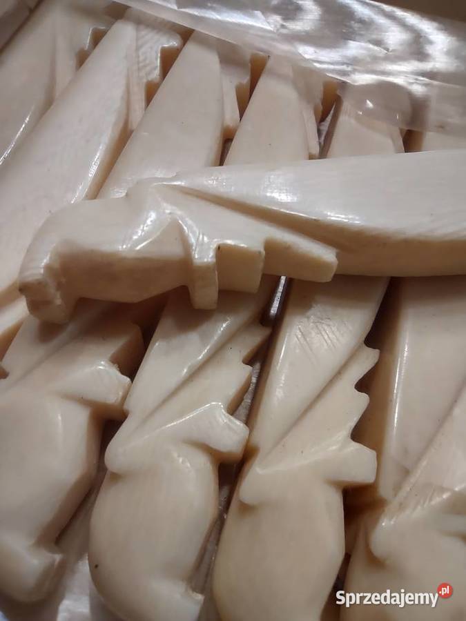 Antyk koziołki pod nóż kość szlachetna lata 20te Gniezno sprzedam