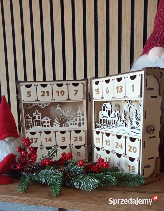 Kalendarz adwentowy Paczka z Bieguna Północnego Bełchatów sprzedam