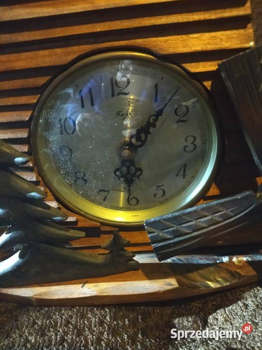 Stary zegar stojący drewniany warmińsko-mazurskie Olsztyn