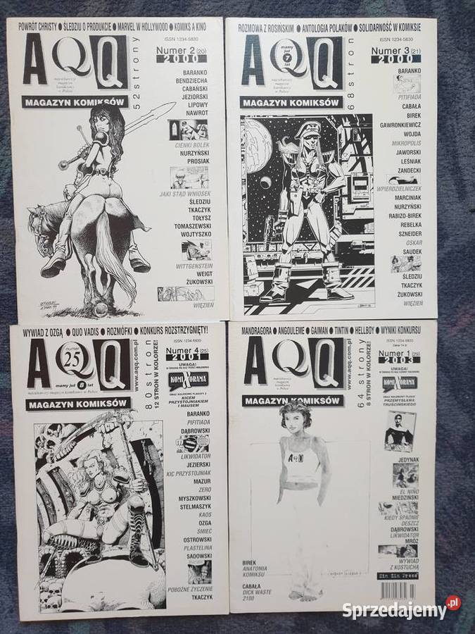 AQQ Magazyn Komiksowy zestaw 8 numerów 19982003 Gdynia