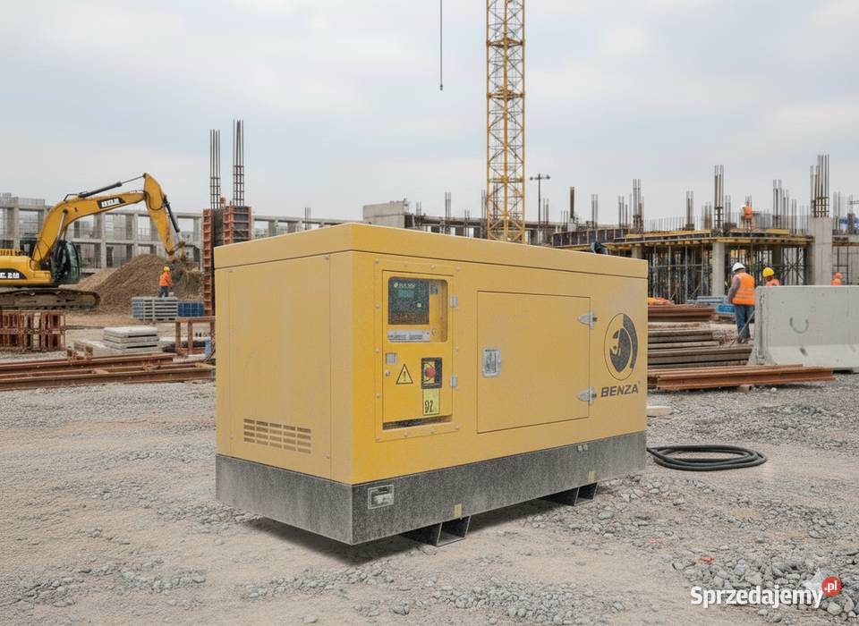 Agregat Przemysłowy Wyciszony Benza BY35T 37kVA Agregaty prądotwórcze