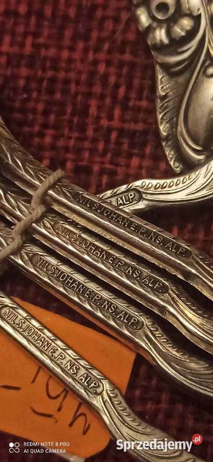 Platerowe łyżeczki do kawki
Syg Nils Johan E P N