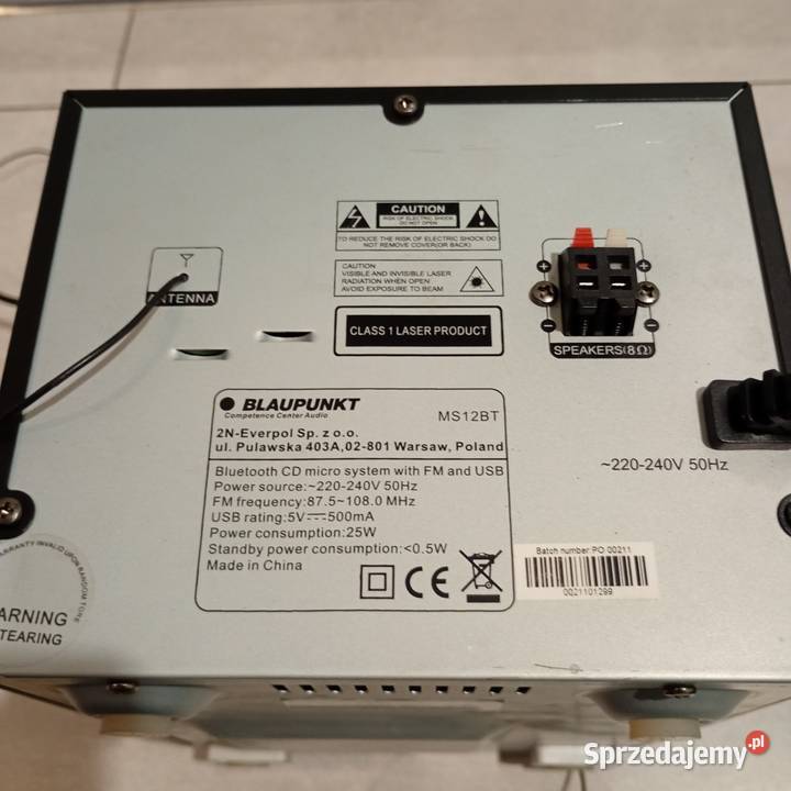 Radio CD Blaupunkt lubelskie Niedrzwica Duża sprzedam