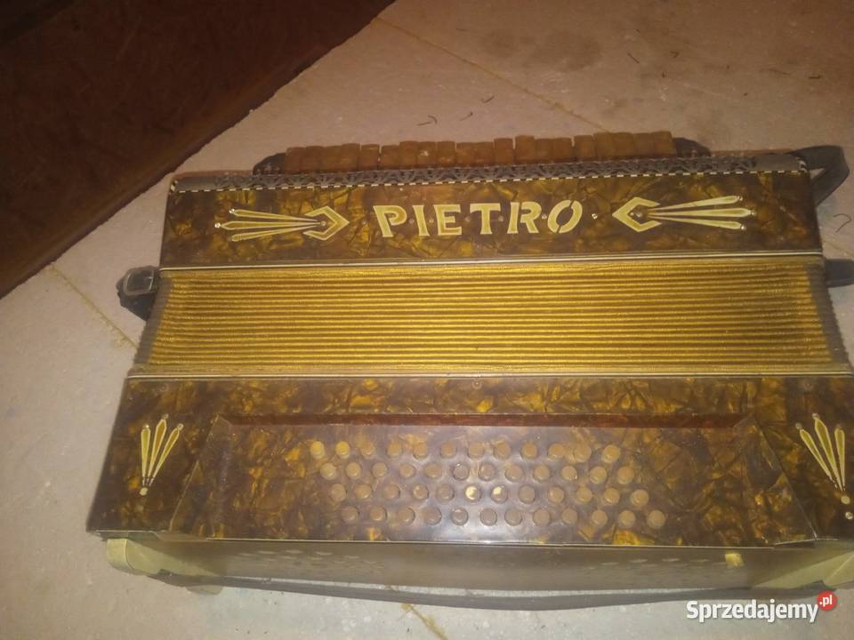 Akordeon Pietro 48 basów Skórka