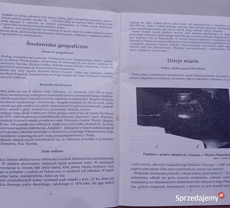 Folder Dobra zarys dziejów Miasta Stanisław Koźminek sprzedam