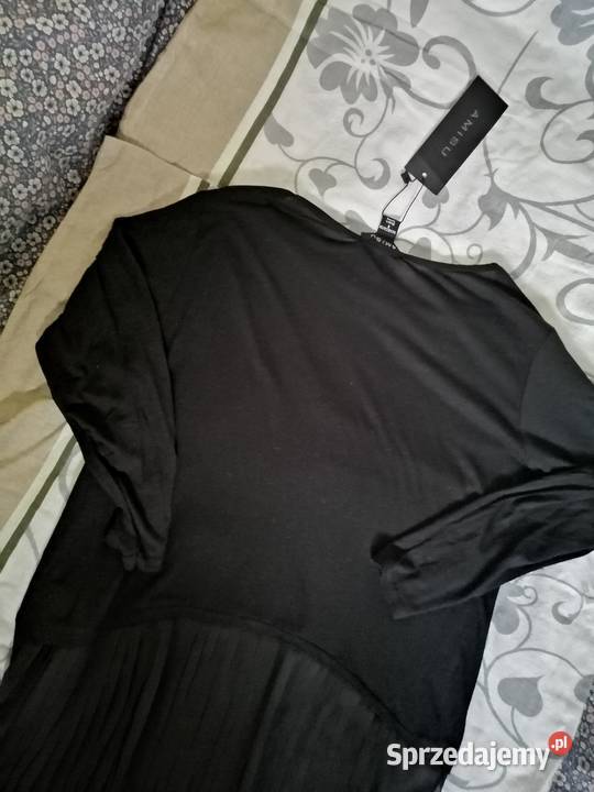NOWA Bluzka tunika Łączenie materiałów Tył Leszno sprzedam