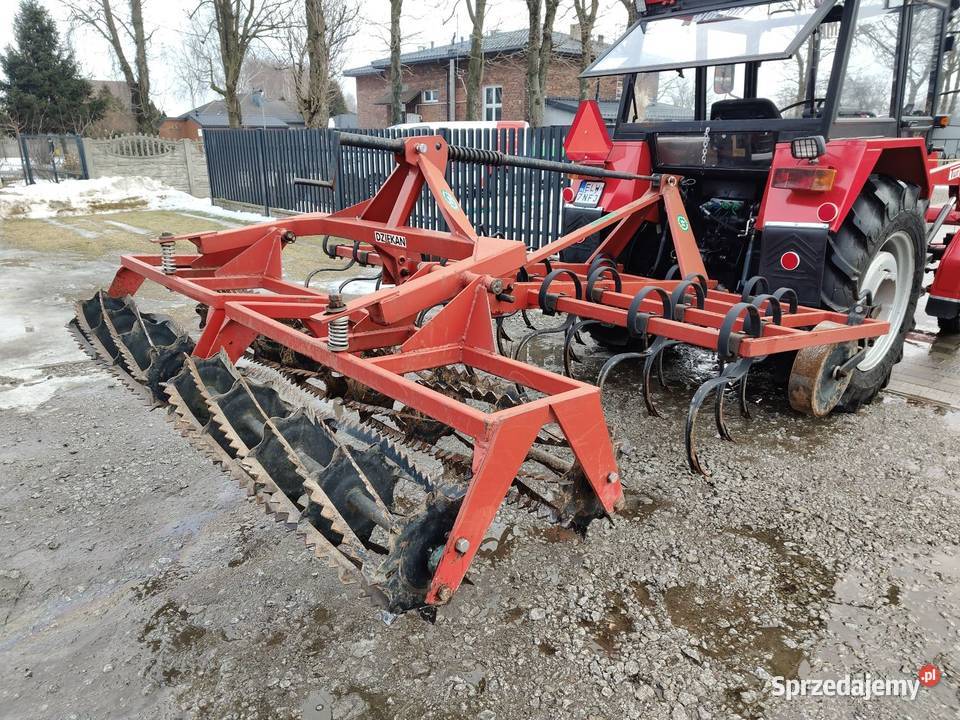 Agregat uprawowy przedsiewny Dziekan 24m wałki łódzkie Brzeziny