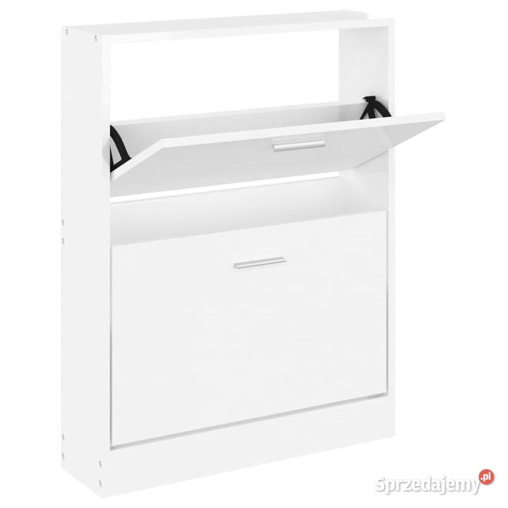 Szafka na buty wysoki połysk biała 59x17x81 sprzedam